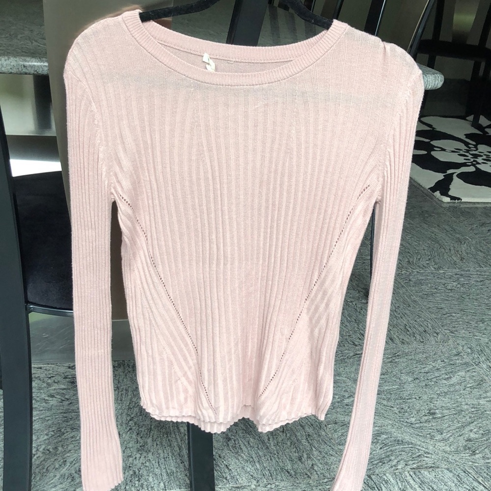 Pink long sleeve shirt